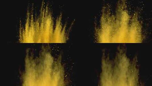 4K多彩粉尘爆炸喷射飞溅-Alpha (18)高清在线视频素材下载