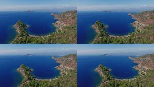 空中岛屿景观高清在线视频素材下载