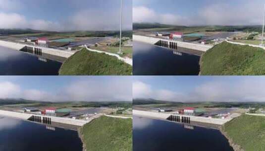 扎敦水利枢纽-水电站高清在线视频素材下载
