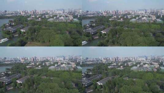 杭州西湖区城市建筑高清在线视频素材下载
