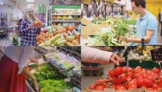 【合集】超市购物高清在线视频素材下载
