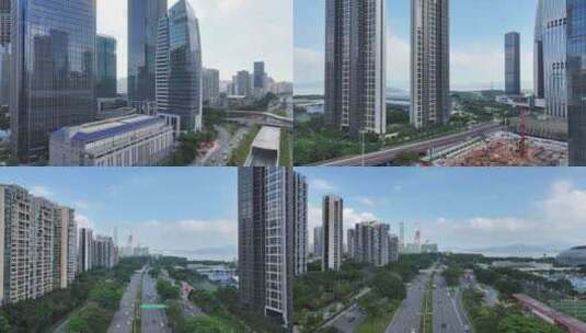 惠州双月湾酒店建筑高清在线视频素材下载