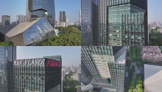深圳大族科技中心大厦高清在线视频素材下载