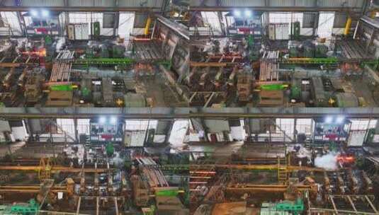 钢管制造厂高清在线视频素材下载
