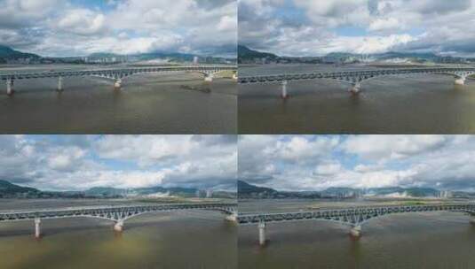 福州三江口道庆洲大桥移动延时高清在线视频素材下载