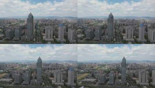 江西南昌城市风光航拍高清在线视频素材下载