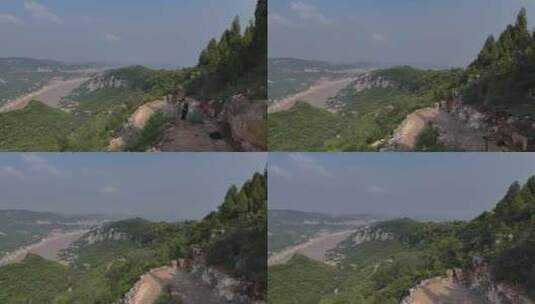 河南济源黄河三峡风景区视频高清在线视频素材下载