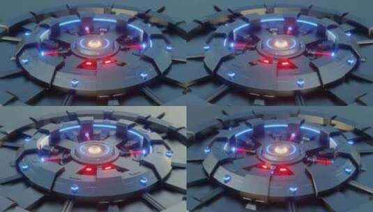 3d渲染基座3d旋转视频设计高清在线视频素材下载