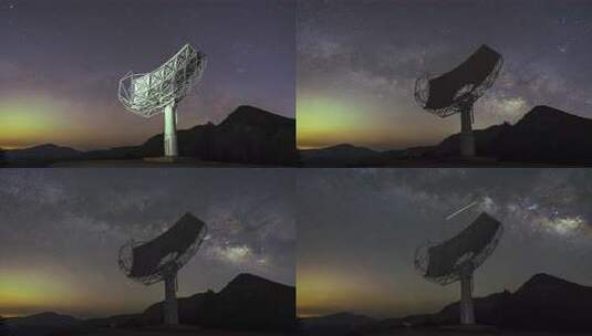 安徽大别山金寨星空天文延时摄影风光8K高清在线视频素材下载