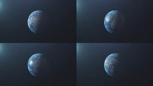 4K地球无缝循环高清AE视频素材下载