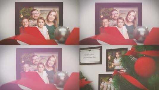 圣诞唯美家庭照片过渡AE模板高清AE视频素材下载