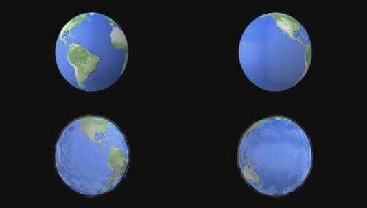 3款地球地球破坏高清AE视频素材下载