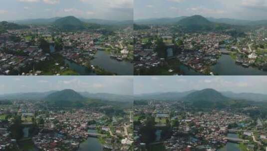 菲律宾拉瑙德尔苏尔伊斯兰城的马拉威市高清在线视频素材下载