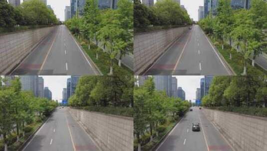 城市马路车辆车流延时摄影高清在线视频素材下载