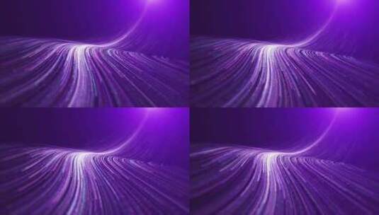 美丽的紫色线条流动高清在线视频素材下载