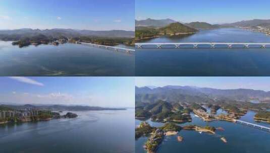 千岛湖4k航拍高清在线视频素材下载