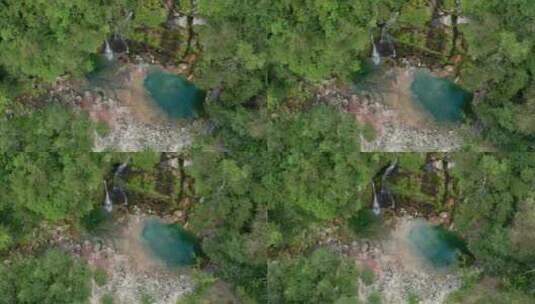 旅游航拍草原草地森林高清在线视频素材下载