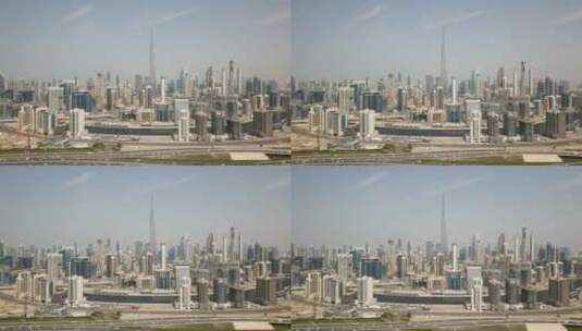 迪拜的摩天大楼高清在线视频素材下载
