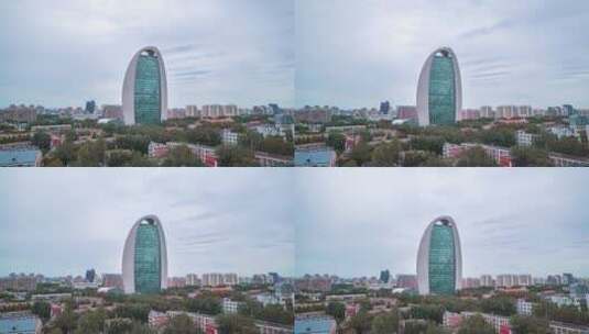 北京_新媒体大厦4K高清在线视频素材下载