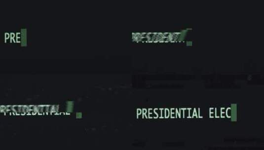 英文美国总统大选创意动画高清在线视频素材下载