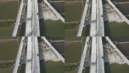 在建高速公路(香海大桥)高清在线视频素材下载