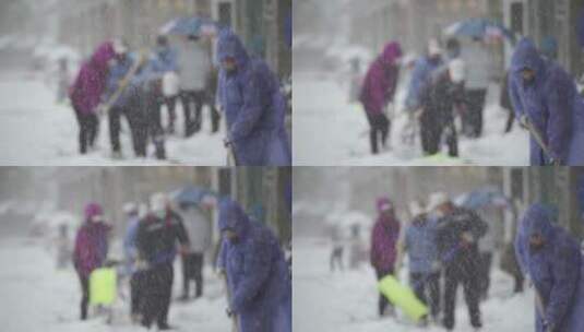 清除积雪高清在线视频素材下载