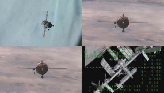 俄罗斯联盟号宇宙飞船高清在线视频素材下载