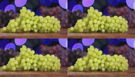 各种颜色不同品种的葡萄高清在线视频素材下载