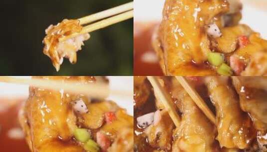 【镜头合集】 一筷子软嫩鱼肉肉高清在线视频素材下载
