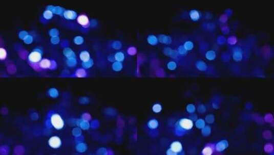 蓝色多彩光斑移动闪烁高清在线视频素材下载
