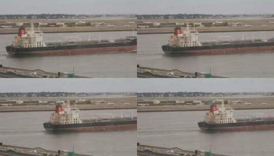 巨大轮船海上行驶高清在线视频素材下载