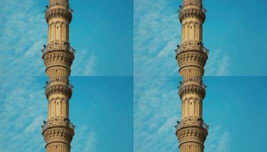 清真寺的宣礼塔高清在线视频素材下载