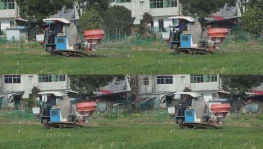 农业机器春耕撒化肥高清在线视频素材下载