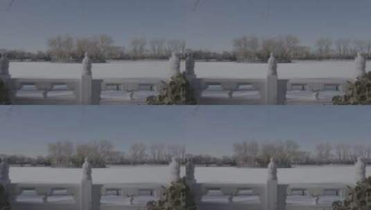 北京冬天空镜  北方下雪高清在线视频素材下载