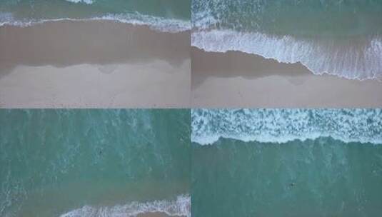 从上面进入海滩高清在线视频素材下载