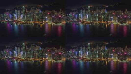 香港国际金融中心夜景高清在线视频素材下载