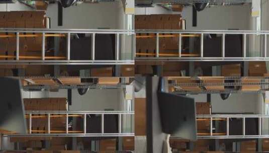 储藏室垂直视频小企业仓库高清在线视频素材下载