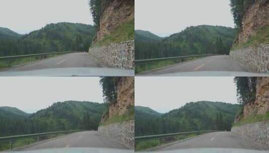 高原上的公路高清在线视频素材下载