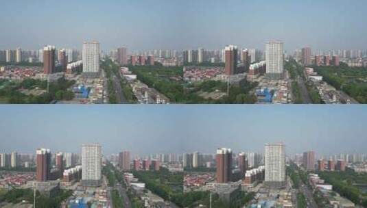 河北邯郸城市风光航拍高清在线视频素材下载