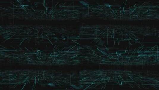 数字数据空间流矩阵效应网络空间粒子数字数高清在线视频素材下载