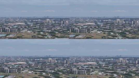 竖屏航拍高空鸟瞰重庆城市大景高清在线视频素材下载