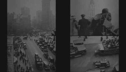 1910年的纽约市高清在线视频素材下载