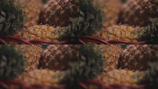 水果菠萝 (4)高清在线视频素材下载