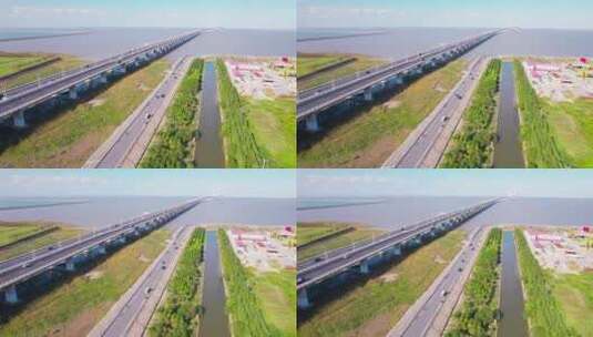 上海长江大桥高清在线视频素材下载