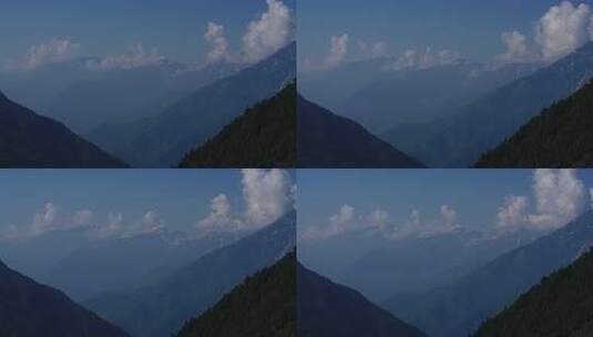 延时拍摄高原云雾高清在线视频素材下载