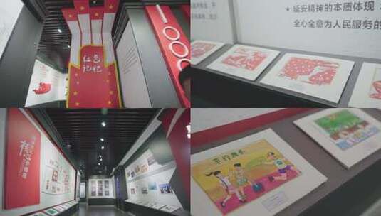 爱国主义教育展示厅高清在线视频素材下载