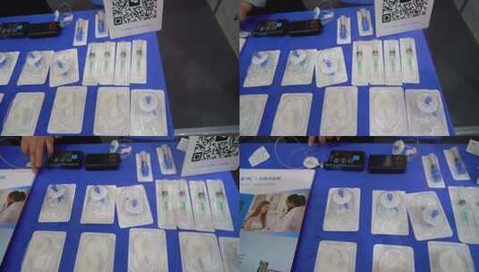 医疗产品展会展示场景高清在线视频素材下载