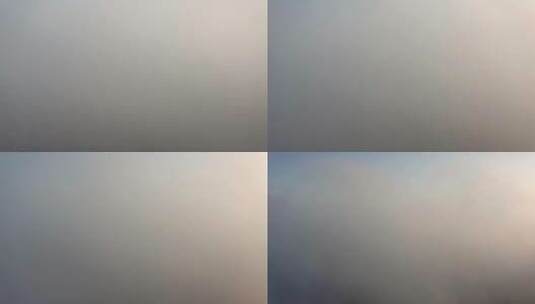 上海陆家嘴日出金光平流雾穿云城市航拍4K高清在线视频素材下载