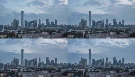 北京国贸CBD延时素材4K宣传片大气高清在线视频素材下载