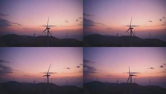 重庆风力发电场风光高清在线视频素材下载